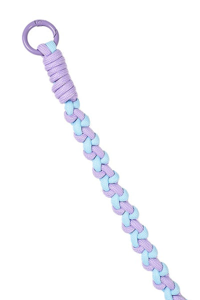 Pastel Fléttu Lyklakippa