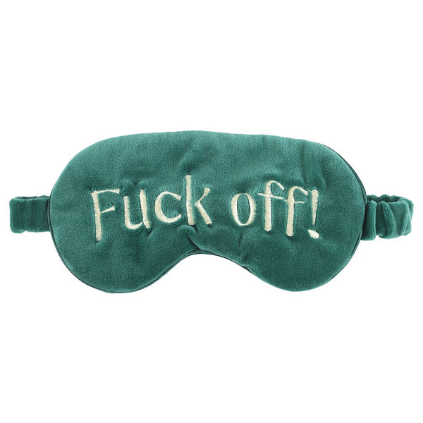 Fuck Off Velvet Sleep Mask