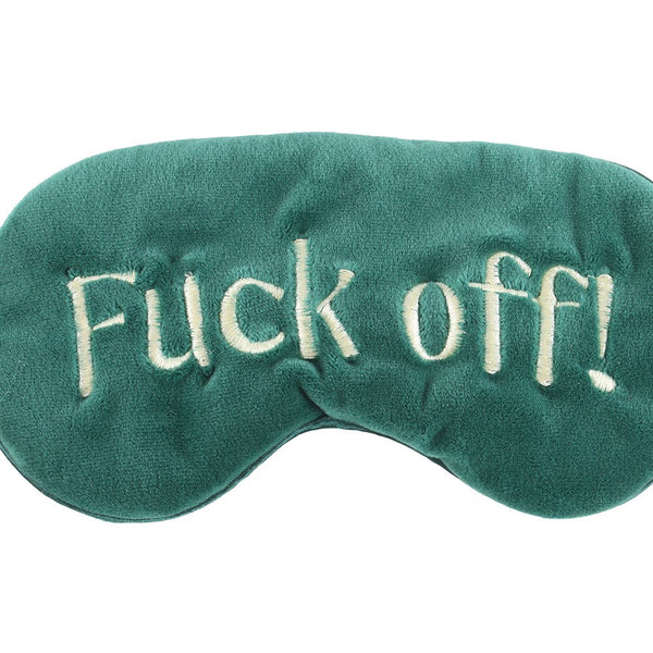 Fuck Off Velvet Sleep Mask