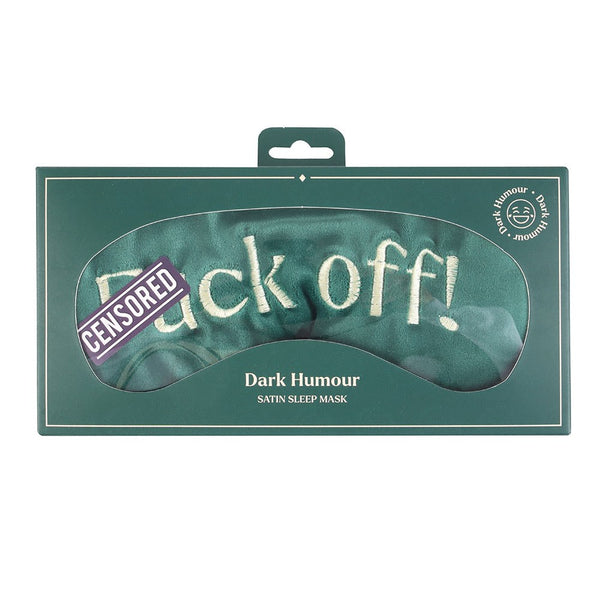 Fuck Off Velvet Sleep Mask