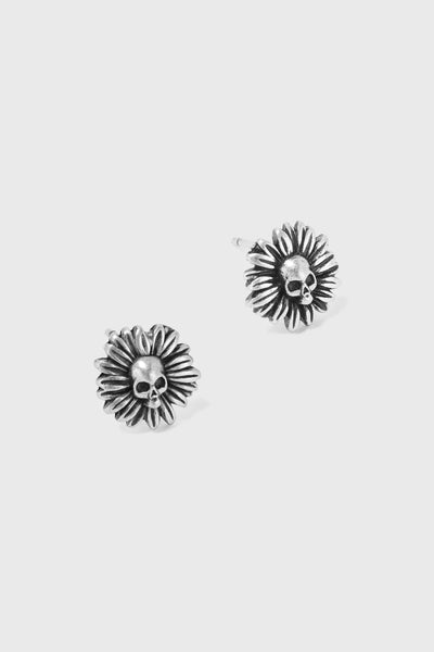 Daisy Skull Eyrnalokkar