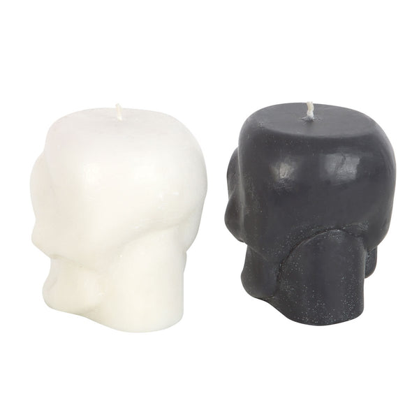 Opium & White Sage Skull Kerti
