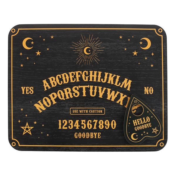 Svart Talking Board með Planchette