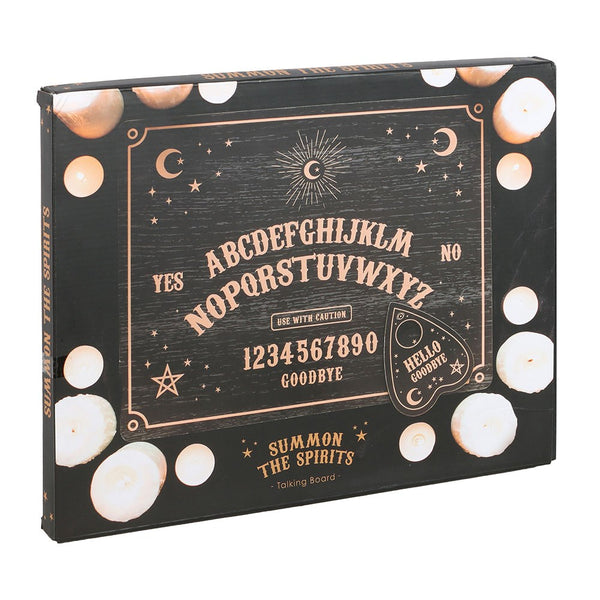 Svart Talking Board með Planchette