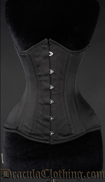 Black Satin Extreme Corset