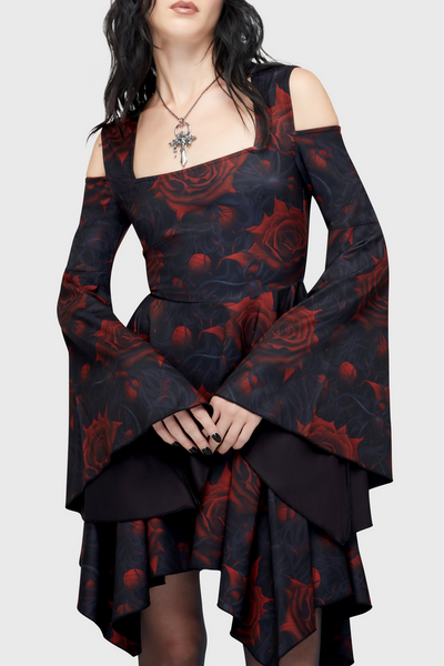 Blood Rose Mini Kjóll