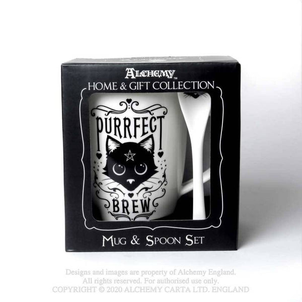 Purrfect Brew Bolli & Skeið Sett