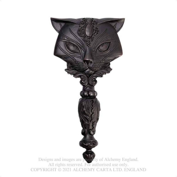 Sacred Cat Handspegill - Svartur