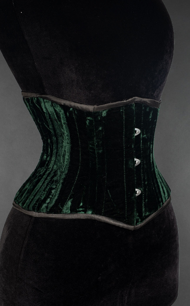 Green Velvet Waist Cincher