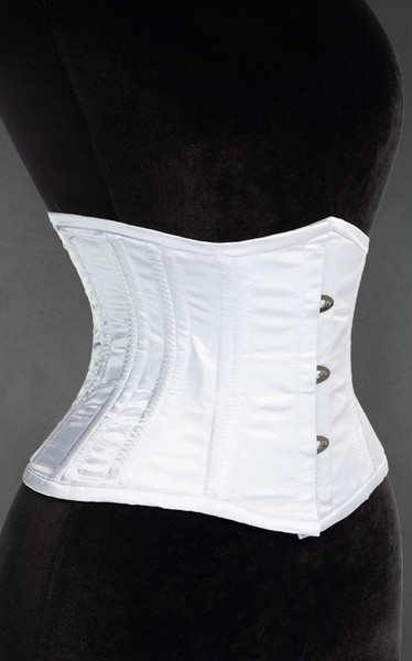 White Satin Waist Cincher