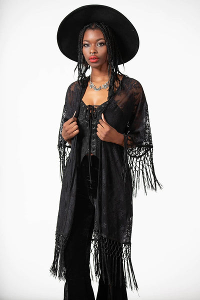 Witch Hazel Lace Kimono