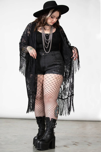 Witch Hazel Lace Kimono