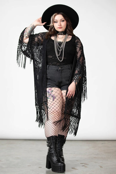 Witch Hazel Lace Kimono