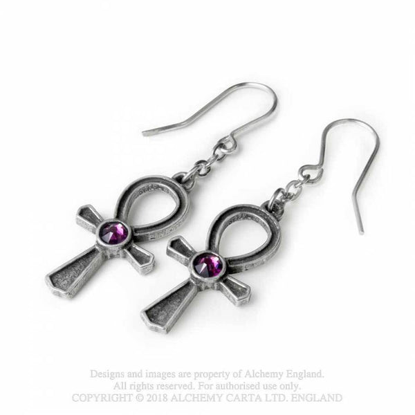 Ankh of Osiris Eyrnalokkar