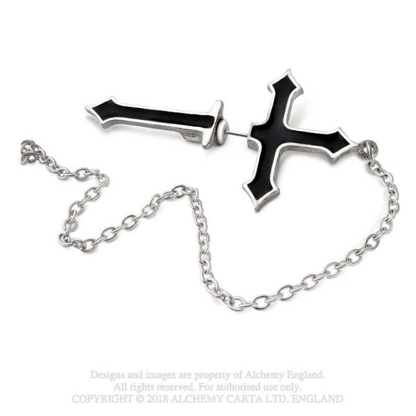 Impalare Cross Eyrnalokkur