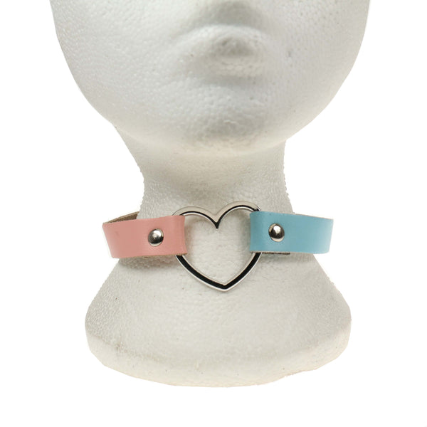 Choker með hjarta - Margir litir