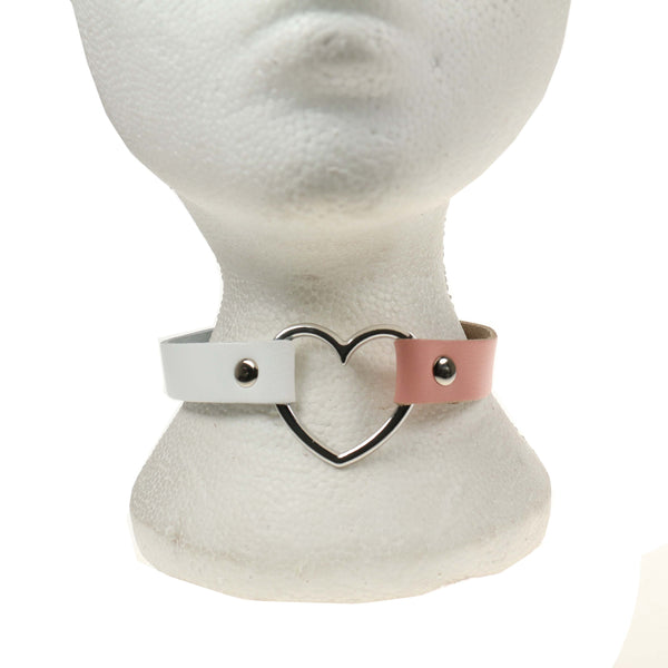 Choker með hjarta - Margir litir