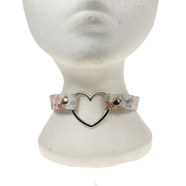 Choker með hjarta - Margir litir