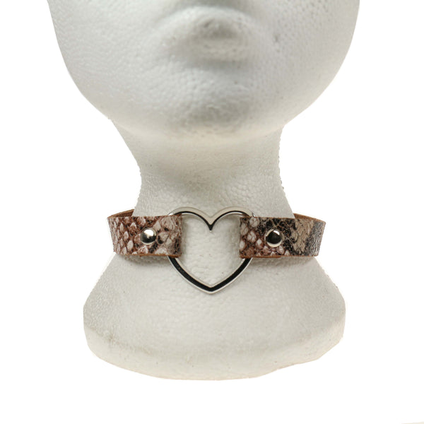 Choker með hjarta - Margir litir