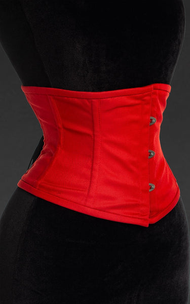 Red Cotton Waist Cincher