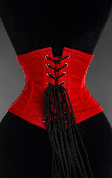 Red Cotton Waist Cincher