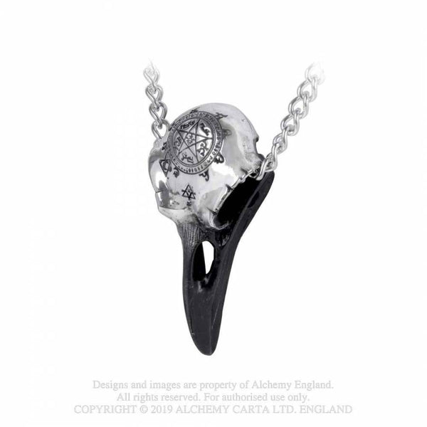 Volvan Raven Skull Hálsmen